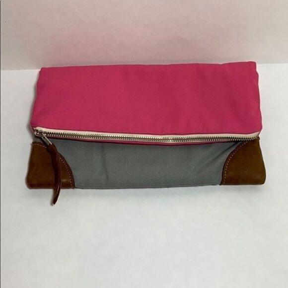 Eleven Roosters Handbags - Eleven Roosters pink gray Australian clutch